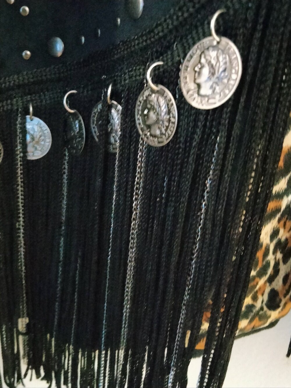 Tasha Polizzi Fringe Vest, M - Picture 6 of 12